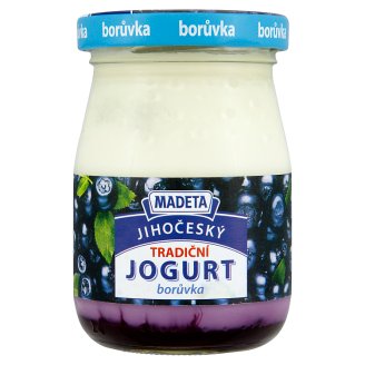 Madeta Jihočeský Tradičný jogurt čučoriedka 200 g