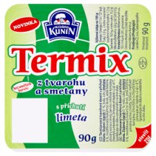 Mlékárna Kunín Termix s príchuťou limeta 90 g