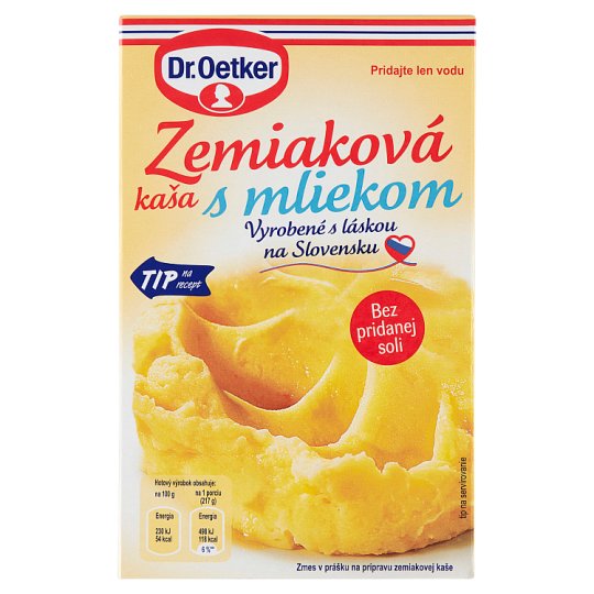 Dr. Oetker Zemiaková kaša s mliekom 100 g