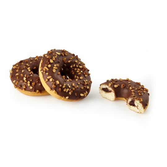 Donut plnený lieskovoorieškovým krémom s kakaovou polevou 69 g