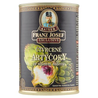 Kaiser Franz Josef Exclusive Artičoky štvrťky v slanom náleve 400 g