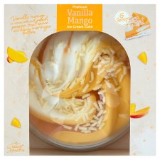 De Dessert Meesters Premium Vanilla Mango Ice Cream Cake 505 g