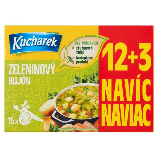 Kucharek Zeleninový bujón 15 x 10 g (150 g)