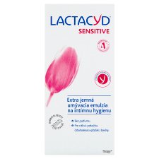 Lactacyd Sensitive extra jemná umývacia emulzia na intímnu hygienu 200 ml