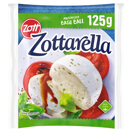 Zott Zottarella Mozzarella Basilikum 125 g