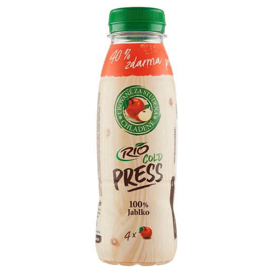 RIO FRESH 100% šťava chladená jablková 330 ml