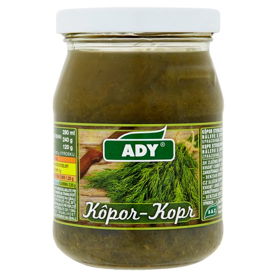 Ady Dill Sterilized in Sweet Sour Pickle 240 g