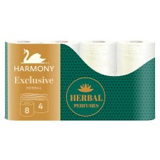 Harmony Exclusive Herbal Toilet Paper 4 Ply 8 pcs