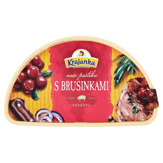Krajanka Bruselská paštéta s brusnicami 100 g