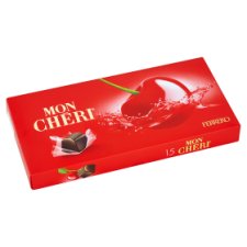 Mon Chéri Chocolate Candies Filled with Liqueur and Whole Cherry 157.5 g