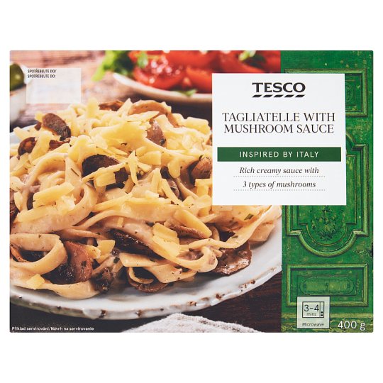 Tesco Tagliatelle s hubovou omáčkou 400 g