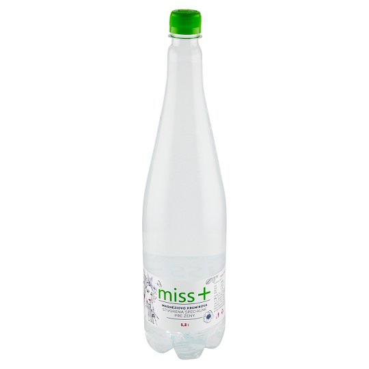 miss+ Magnéziovo kremíková prírodná minerálna voda 1,2 l