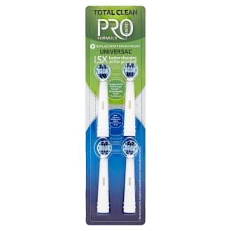 Tesco Pro Formula Energy Total Clean náhradné hlavice na elektrickú zubnú kefku 4 ks