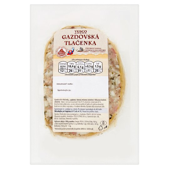 Tesco Gazdovská tlačenka