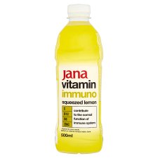 Jana Vitamin Immuno nízkoenergetický nesýtený nápoj s arómou citróna 500 ml