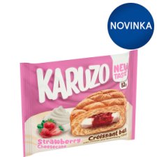 Karuzo Croissant Bun with Cheese and Strawberry Filling 82 g