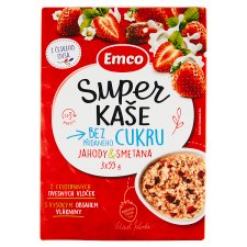 Emco Porridge without Added Sugar Strawberries & Cream 3 x 55 g (165 g)