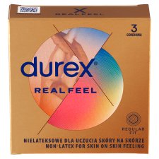 Durex Real Feel prezervatívy 3 ks