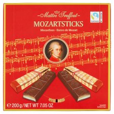 Maître Truffout Mozartsticks horká čokoláda s náplňou 200 g