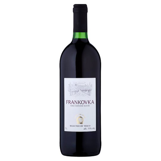 Frankovka červené víno suché 1 l