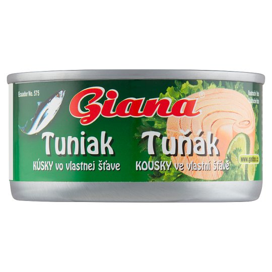 Giana Tuniak kúsky vo vlastnej šťave 185 g
