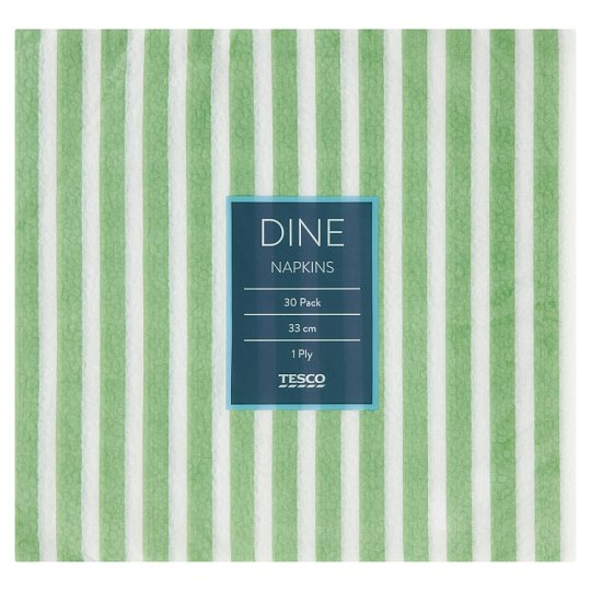Tesco Napkins 1 Ply 33 cm 30 pcs Tesco Groceries