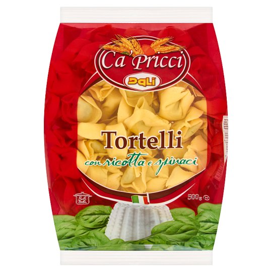 Dali Ca' Pricci Tortelli vaječné rezance plnené syrom ricotta a špenátom 500 g