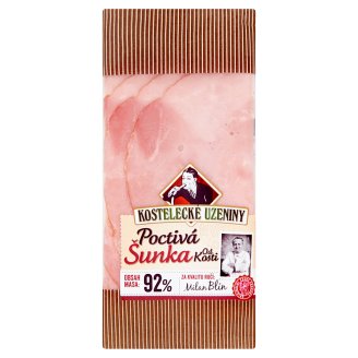 Kostelecké Uzeniny Poctivá šunka od kosti 0,100 kg