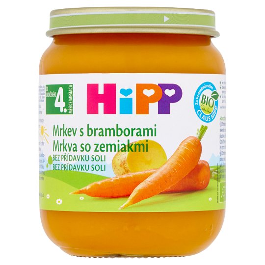 HiPP Bio mrkva so zemiakmi 125 g