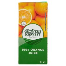 The Grower's Harvest 100% pomarančová šťava z koncentrátu 1 l