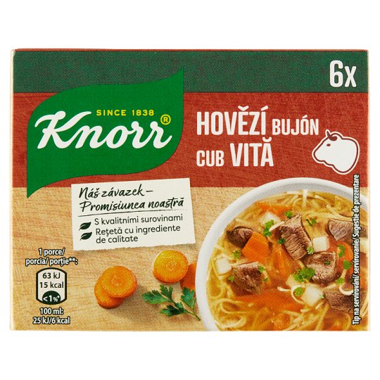 Knorr Hovädzí bujón 6 x 10 g