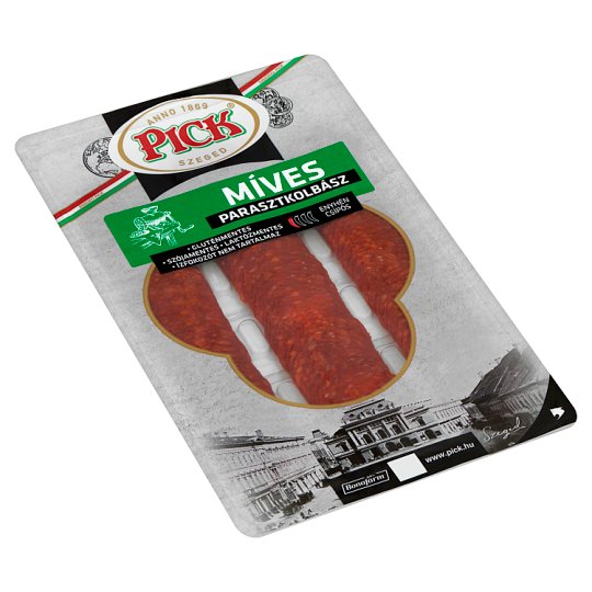 Pick Míves Peasant Sausage, Spicy, Sliced 70 g