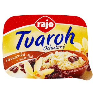 Rajo Tvaroh ochutený hrozienka vanilka 250 g