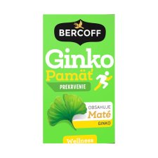 Bercoff Wellness Ginkgo Memory and Blood Flow Flavored Herbal - Fruit Tea 20 x 1.5 g (30 g)