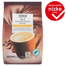 Tesco 2in1 rozpustná zmes na prípravu kávového nápoja 10 x 14 g (140 g)