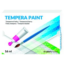 Temperové farby 16 ml 6 ks