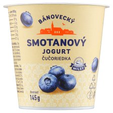 Milsy Bánovecký smotanový jogurt čučoriedka 145 g