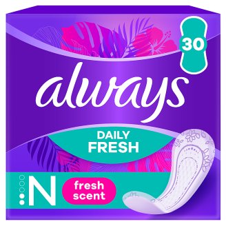 Always Dailies Fresh & Protect Normal Fresh Intímky 30 Kusov