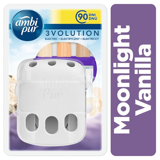 Ambi Pur 3Volution Air Freshener PlugIn Starter Kit Moonlight Vanilla