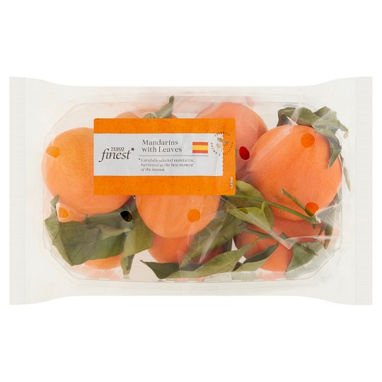 Tesco Finest Mandarínky s listami 600 g