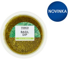 Tesco Studená bazalková omáčka s kešu orieškami a extra tvrdým syrom 90 g