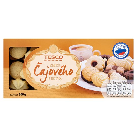 Tesco Zmes čajového pečiva 600 g