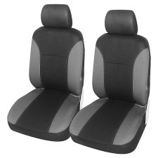 Road Access Premium Amérique Black/Grey Protective Seat Cover for Front Seats