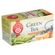 TEEKANNE Green Tea Ginger-Mango, 20 Tea Bags, 35 g