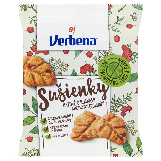 Verbena Sušienky bazové s kúskami amerických brusníc 40 g