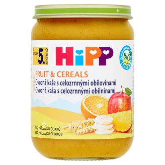 HiPP Bio ovocná kaša s celozrnnými obilninami 190 g