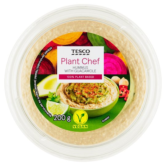 Tesco Plant Chef Hummus With Guacamole G Tesco Groceries