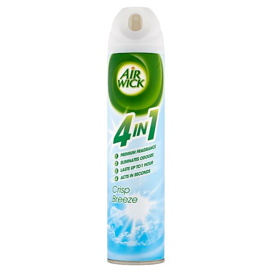 Air Wick Crisp Breeze 4 in 1 aerosolový sprej svieži vánok 240 ml