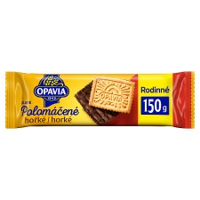 Opavia Zlaté Half-Dipped Dark Biscuits 150 g