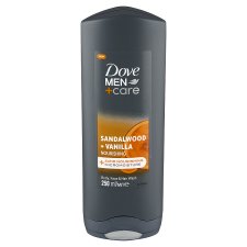 Dove Men+Care Sandalwood&Vanilla sprchovací gél 250 ml